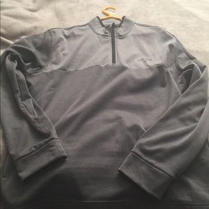 Grey callaway 1/4 zip